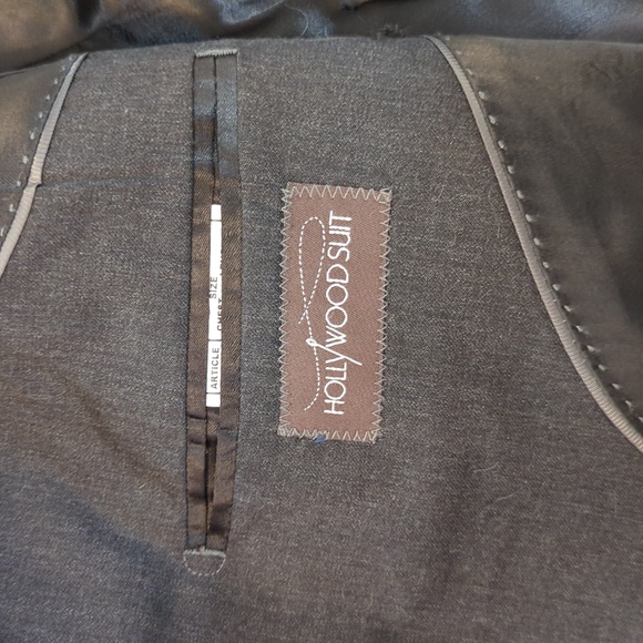 Hollywood Suit brand Dark Grey Men's Suit Jacket - Picture 7 of 9